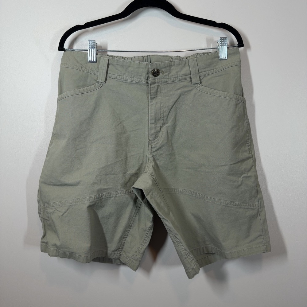 Outdoor Research Wadi Rum Shorts‎ Mens 36 Tan Gray Hiking 10 Inseam Hiking